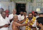 ஈரோடு கிழக்கு அதிமுக வேட்பாளர் தென்னரசு வெற்றிக்கு ஆர் பி உதயகுமார் அவர்கள் சிறப்பு பூஜை