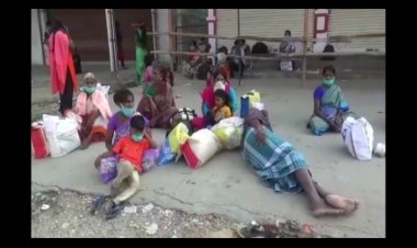 கா்நாடகாவிலிருந்து வந்த47தமிழா்கள் தமிழக எல்லையில் தவிப்பு