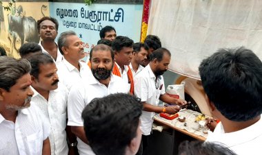 உசிலம்பட்டி பகுதியில் பாஜகவின் சார்பில் ஆட்டோ நிலையங்கள் திறக்கப்பட்டது