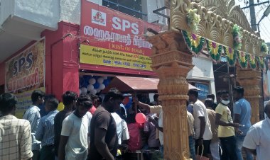 உசிலம்பட்டியில் இலவச பிரியாணி போக்குவரத்து நெரிசல்