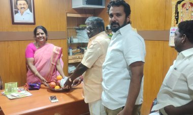 உசிலம்பட்டி நகராட்சி நிர்வாகத்தை பாராட்டிய எம் எஸ் எம் இ சேர்மன்