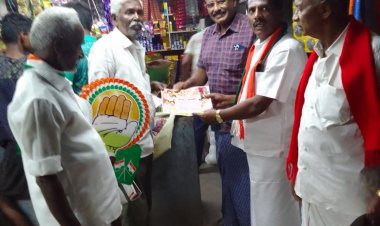 விருதுநகர் பாராளுமன்ற வேட்பாளருக்குபிரபாகரன் தலைமையில் தீவிர வாக்கு சேகரிப்பு