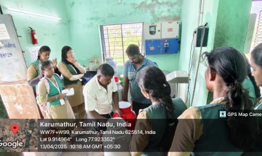 தமிழ்நாடு கூட்டுறவு பால் சங்கத்தில் வேளாண் கல்லூரி மாணவிஙள்